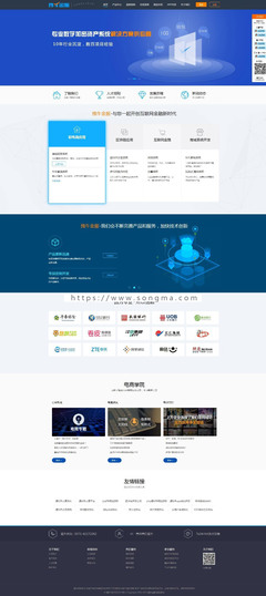 帝國CMS開發的區塊鏈開發公司企業網站源碼