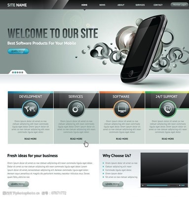 網站模板網頁設計圖片